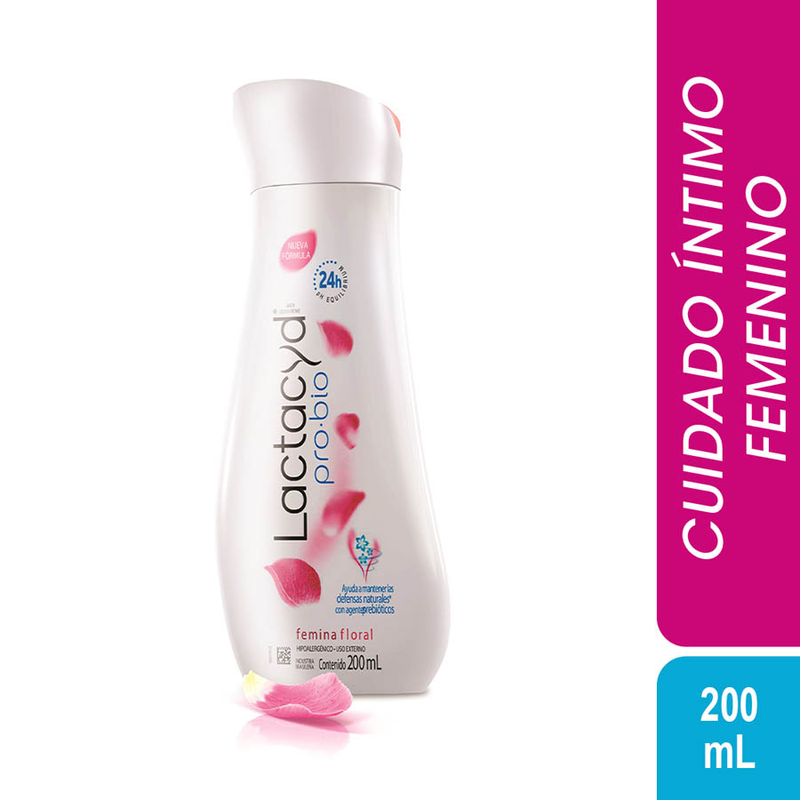 Imagen de Jabón íntimo femenino lactacyd en loción 200 ml