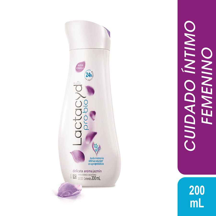Imagen de Jabón íntimo femenino lactacyd delicata jazmín 200 ml