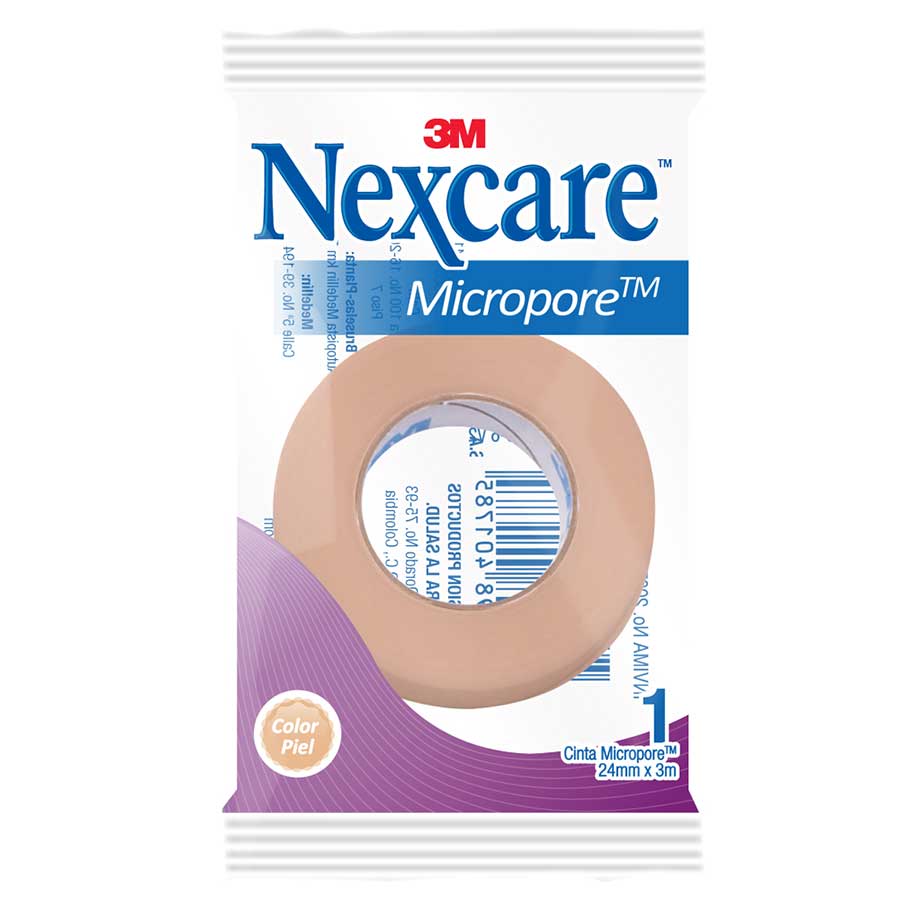 Imagen de  Esparadrapo NEXCARE Micro Piel 24 mm x 3 m