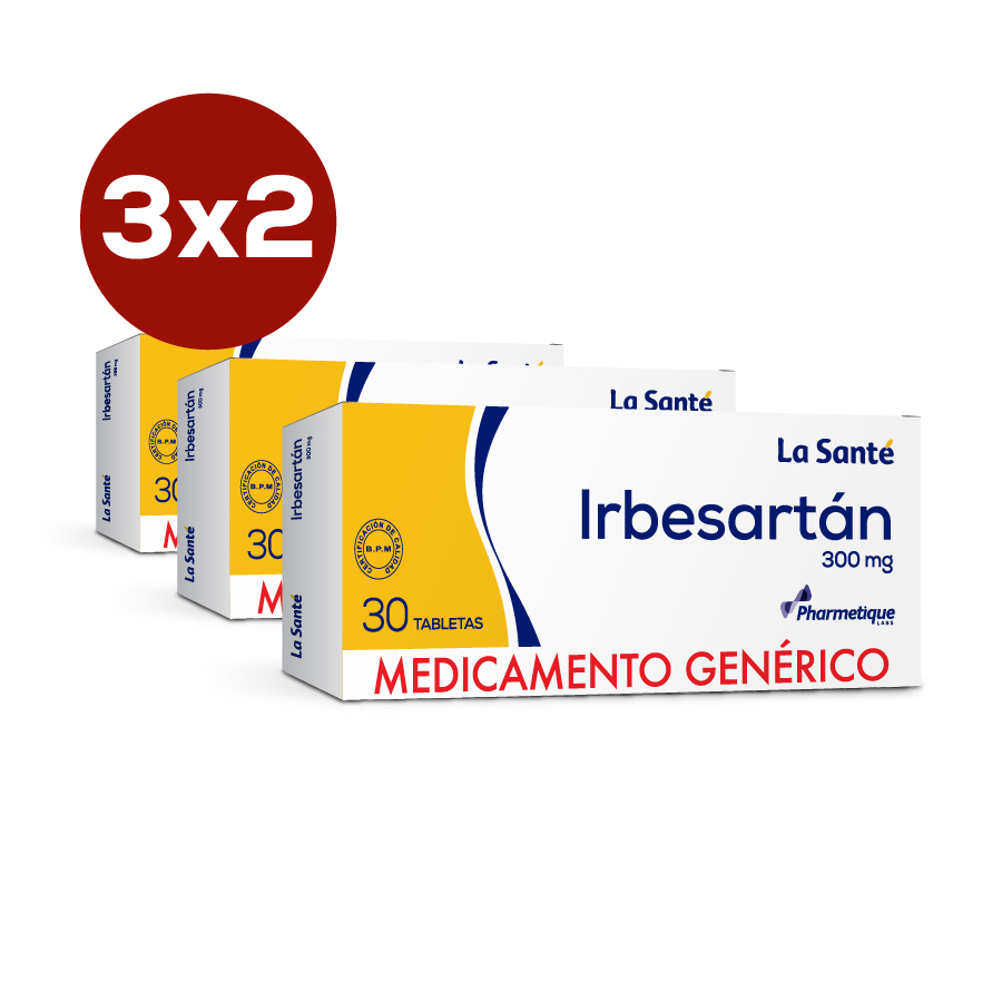 Imagen de Irbesartan 300mg la sante comprimidos
