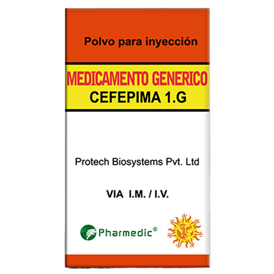 Imagen de  CEFEPIMA 1 g PHARMEDIC en Polvo