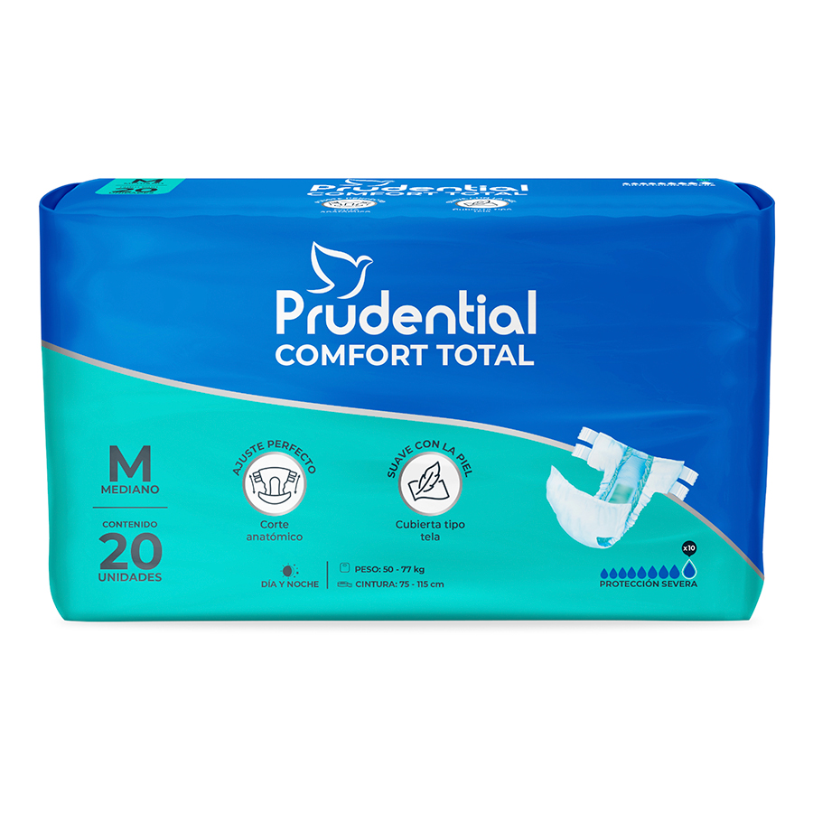 Imagen de Pañal de incontinencia prudential medium 20 unidades