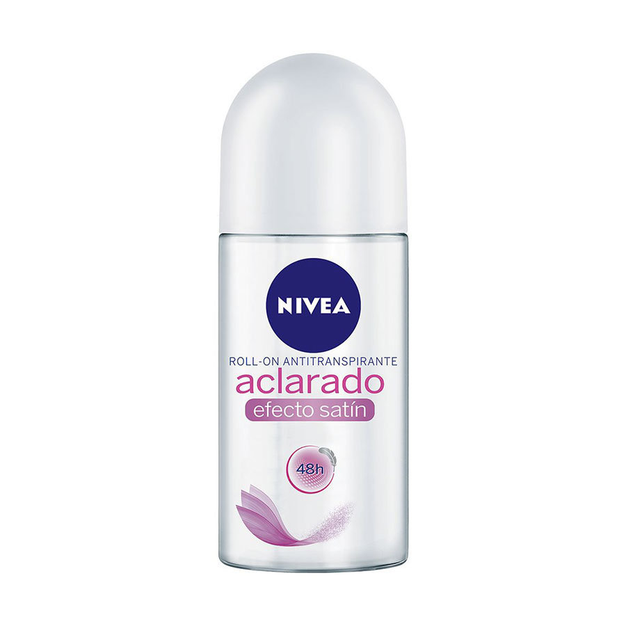 Imagen de  Desodorante Femenino NIVEA Aclarado Efecto Satín Roll-On 89036 50 ml