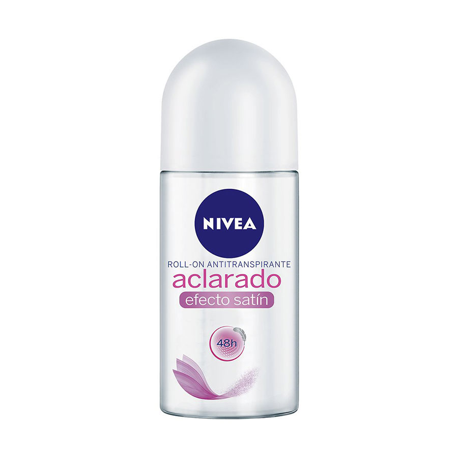 Imagen de Desodorante Femenino Nivea Aclarado Efecto Satín Roll-on 50 ml