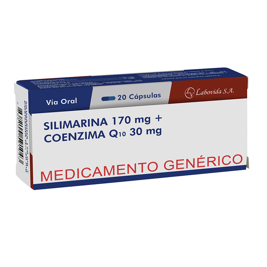 Imagen de Silimarina+coenzima 170/30mg labovida cápsulas