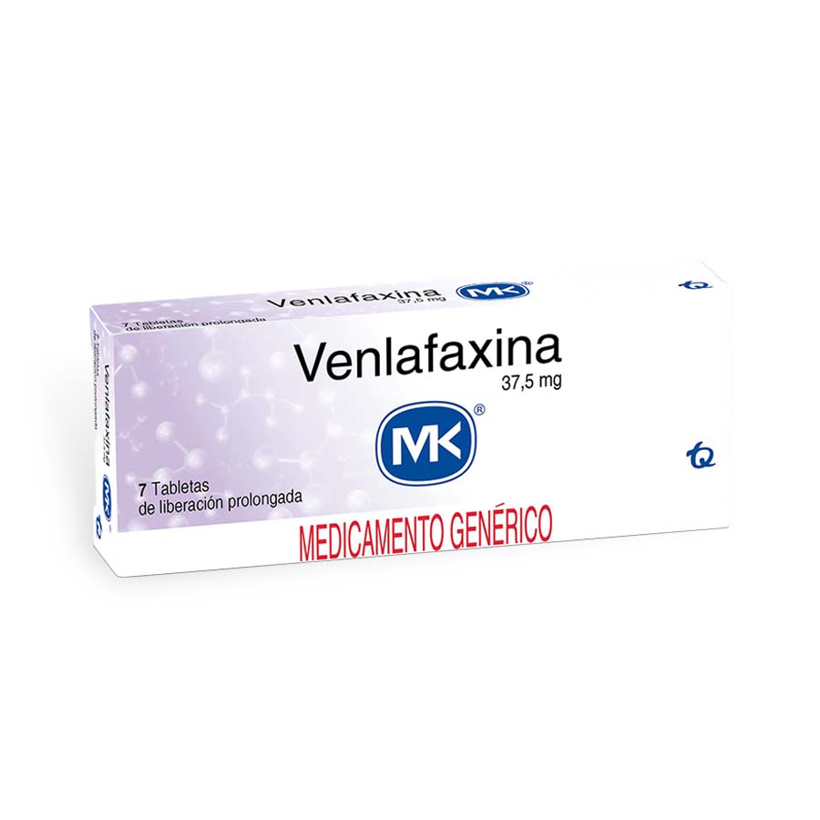 Imagen de  VENLAFAXINA 37.5 mg TECNOQUIMICAS x 7 Tableta