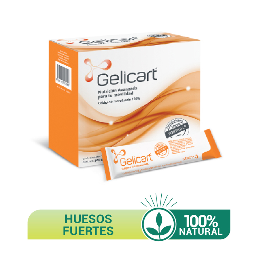 Imagen de Gelicart hidrolizado en polvo 30 sobres de 10 g