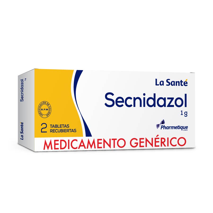 Imagen para  SECNIDAZOL 1 g x 2 Tabletas Recubiertas                                                                                         de Pharmacys