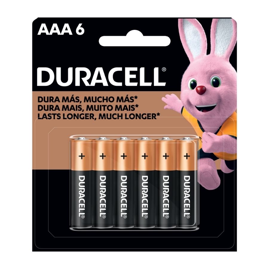 Imagen de Pila duracell duralook aaa 4 unidades + 2 gratis