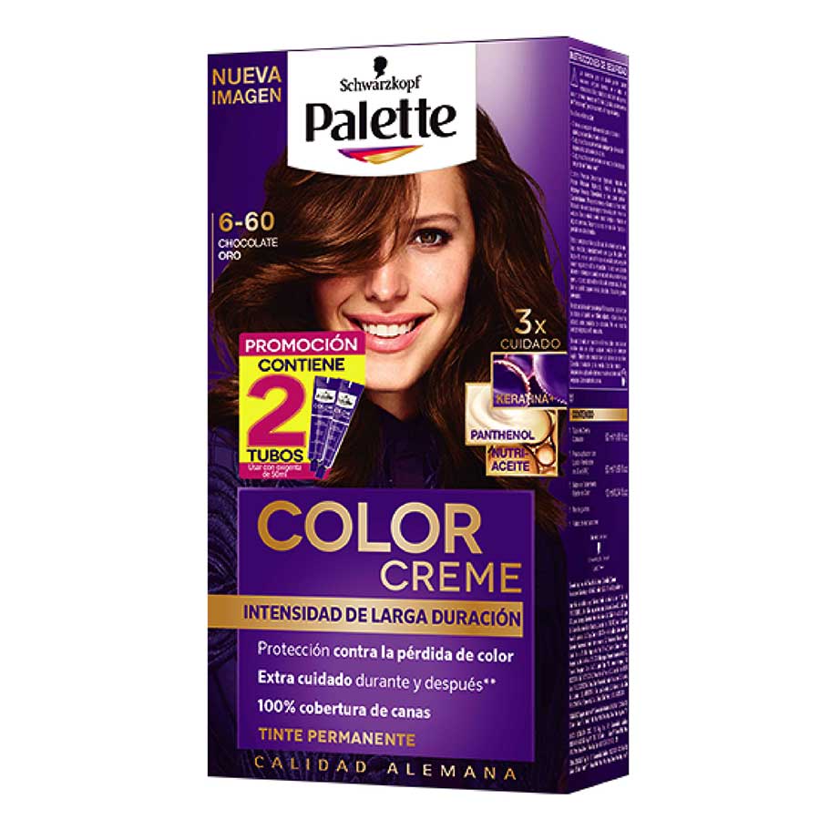 Imagen de Tinte palette 6-60 chocolate oro 50 ml