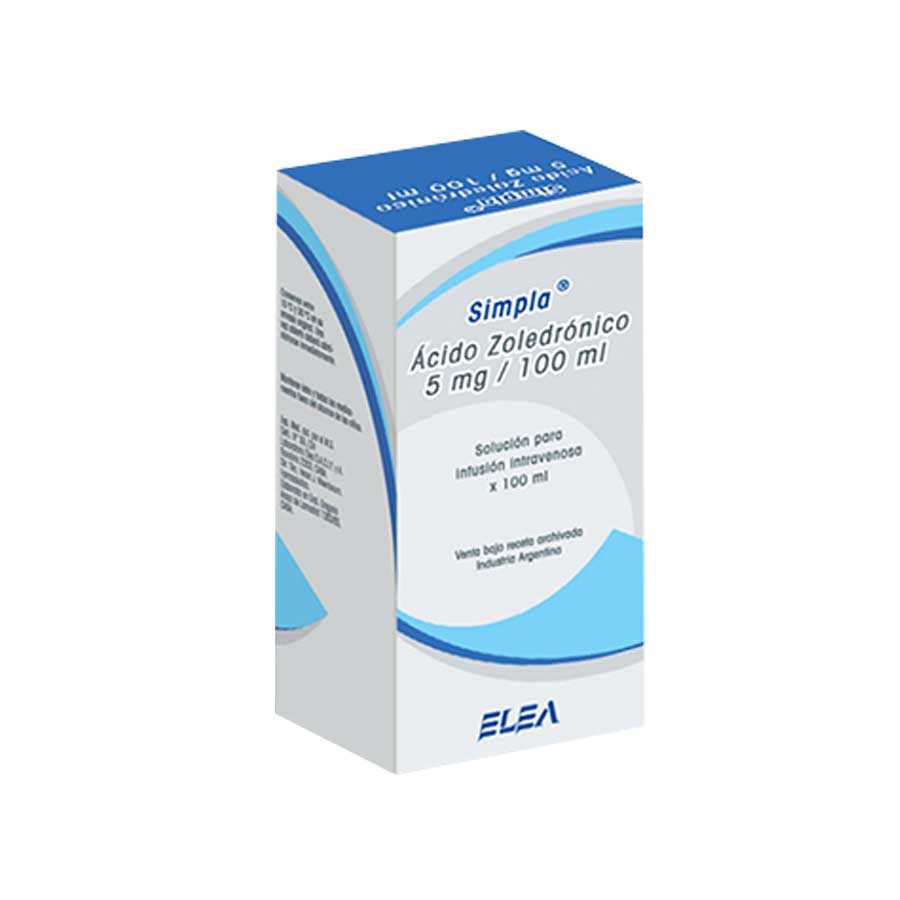 Imagen de  SIMPLA 5 mg/100 ml BERKANA Solución Inyectable