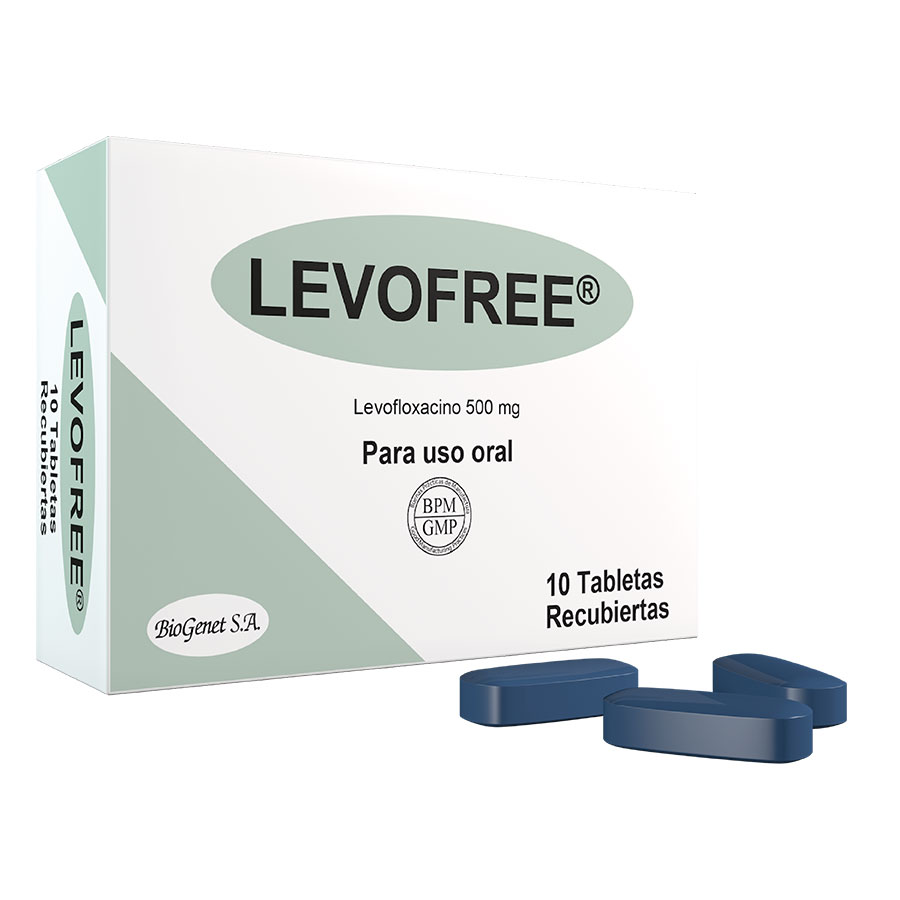 Imagen para  LEVOFREE 500 mg x 10                                                                                                            de Pharmacys