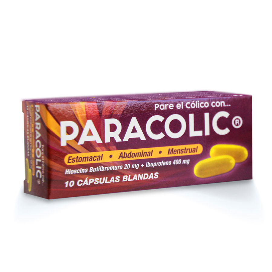 Imagen de  PARACOLIC-IB 400mg/20mg Capsula blanda x 10