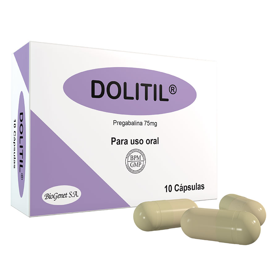 Imagen para  DOLITIL 75 mg x 150 mg x 10 Cápsulas                                                                                           de Pharmacys