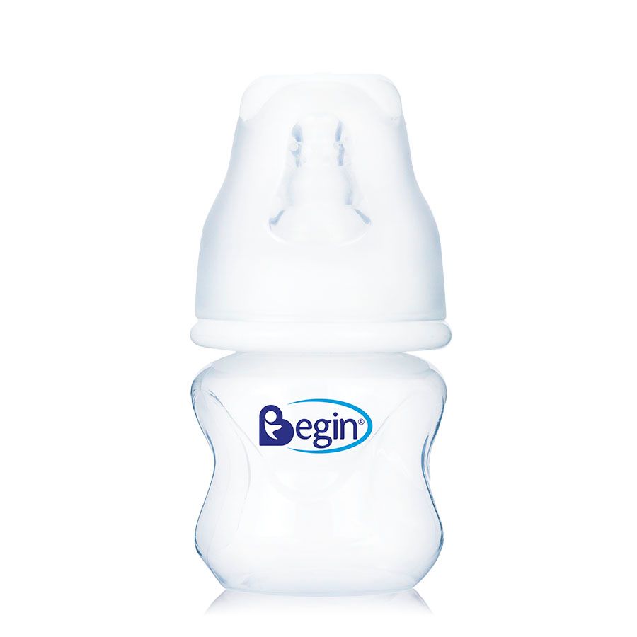 Imagen de Biberón begin cuello estándar sin agarradera de 2 oz 60 ml