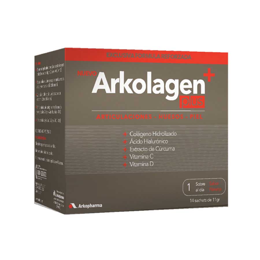 Imagen de Arkolagen plus plus en polvo 14 sachets