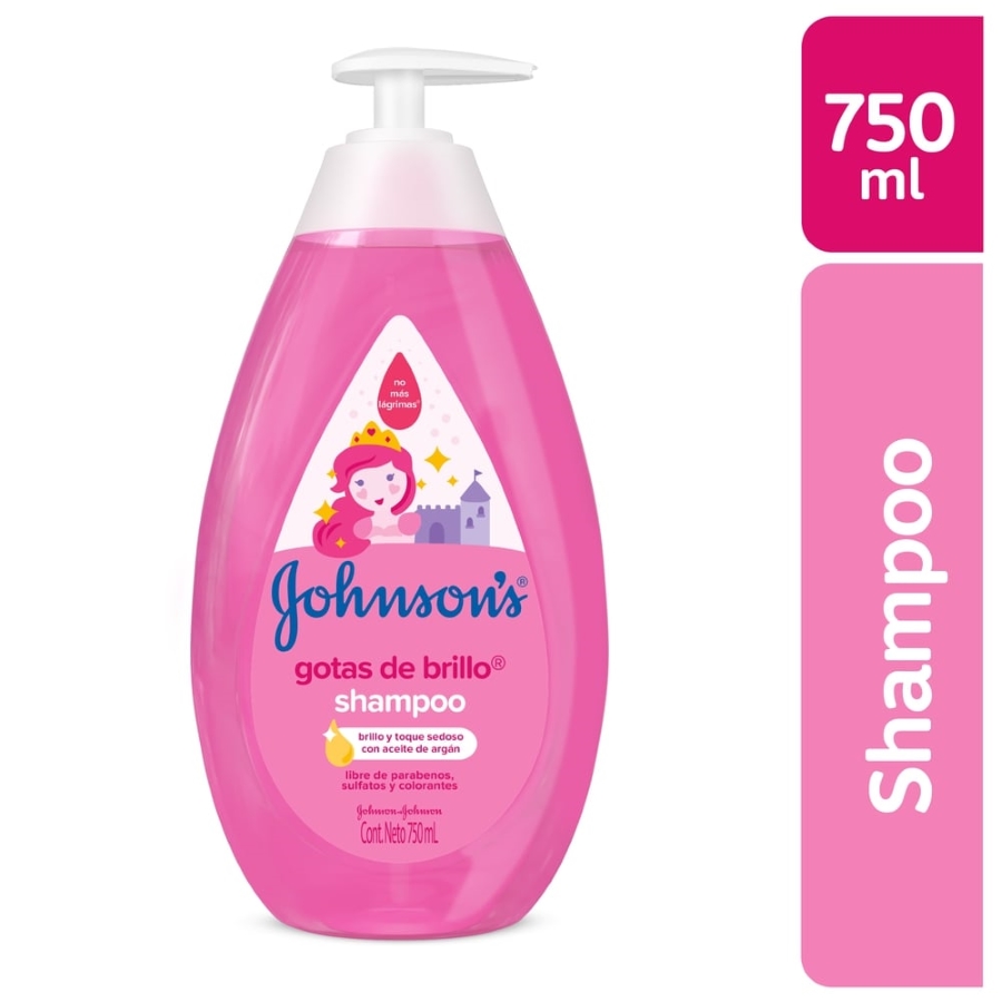 Imagen de Shampoo johnson&johnson gotas de brillo 750 ml