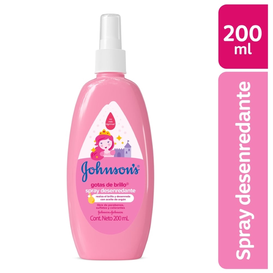 Imagen de Loción para peinar johnson&johnson baby gotas de brillo 200 ml