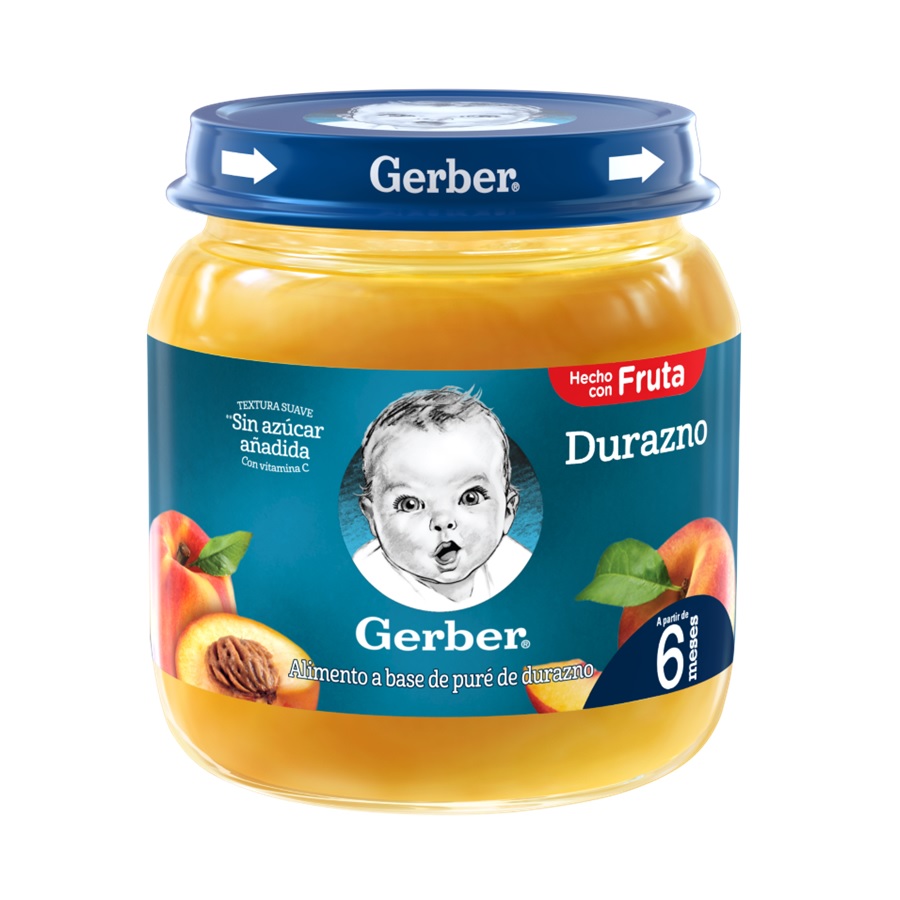 Imagen de Compota infantil gerber durazno 113 g