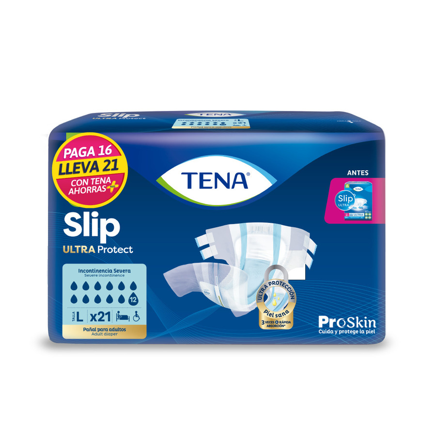 Imagen de Pañal De Incontinencia Tena Slip Ultra Large 21 Unidades