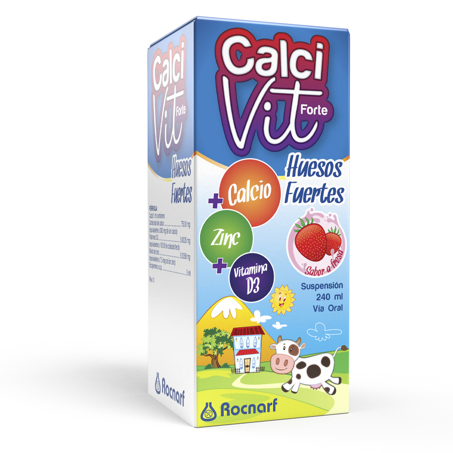 Imagen de  CALCIVIT Fresa Jarabe Frasco x 120ml