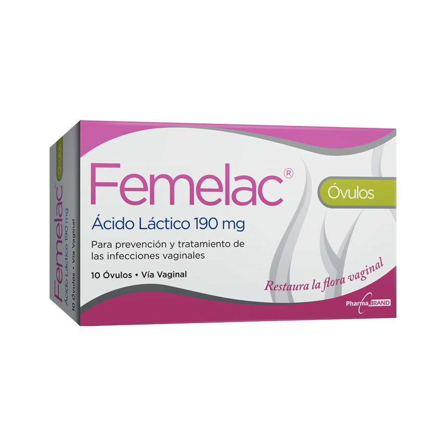 Imagen de  FEMELAC 190 mg Óvulos x 10