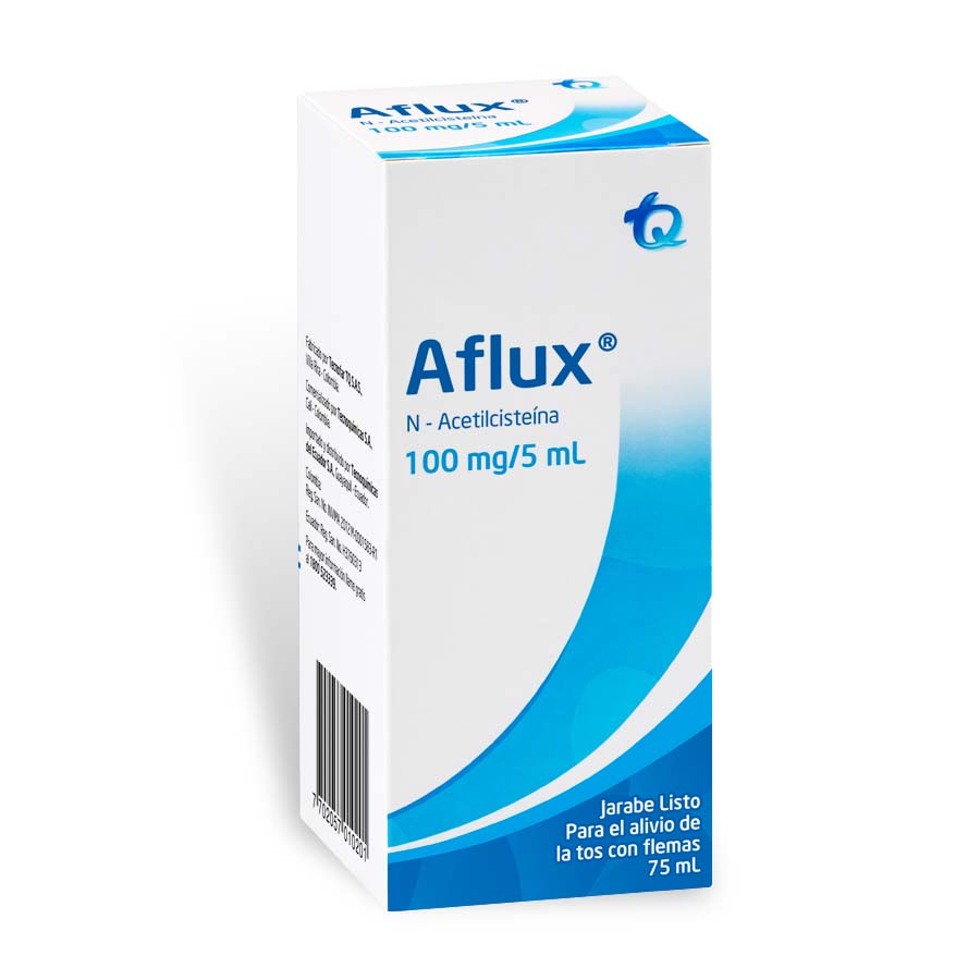 Imagen de  AFLUX 100 mg Jarabe 75 ml