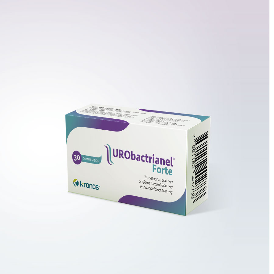 Imagen de Urobactrianel 800/160mg kronos marca comprimidos forte