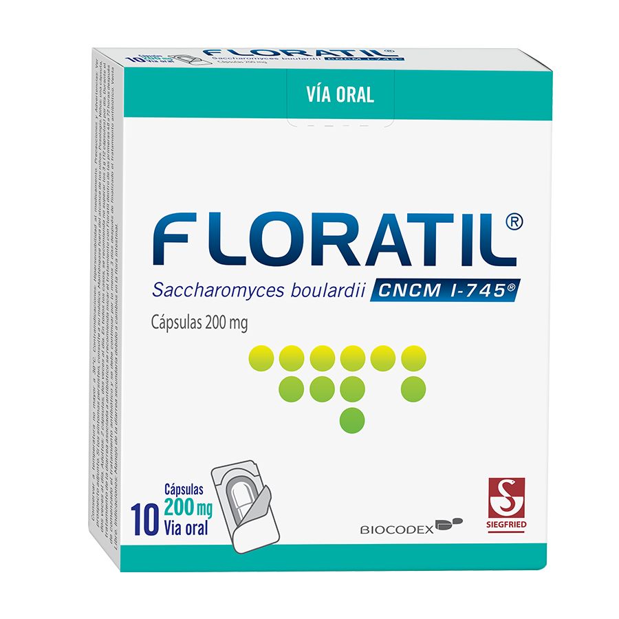 Imagen de Floratil 200 mg cápsulas x 10