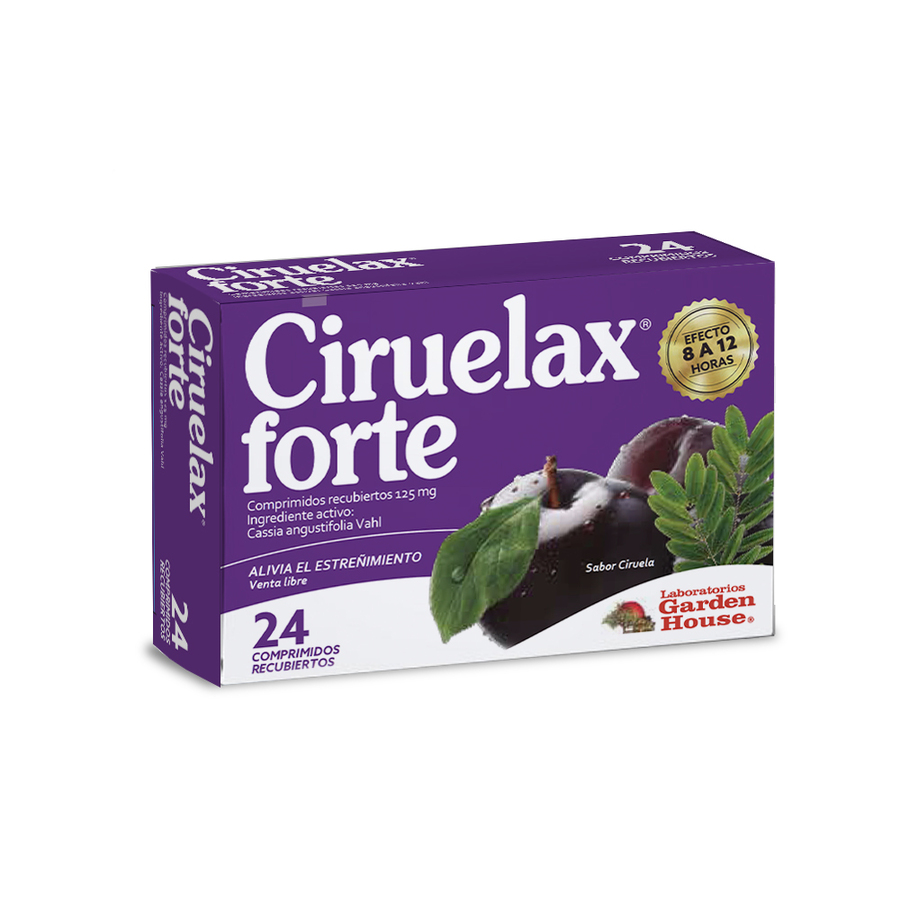 Imagen de Laxante ciruelax 125 mg comprimidos x 24