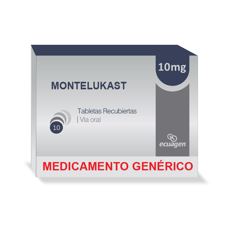Imagen para Montelukast 10mg dyvenpro ecuagen tableta recubierta                                                                             de Pharmacys