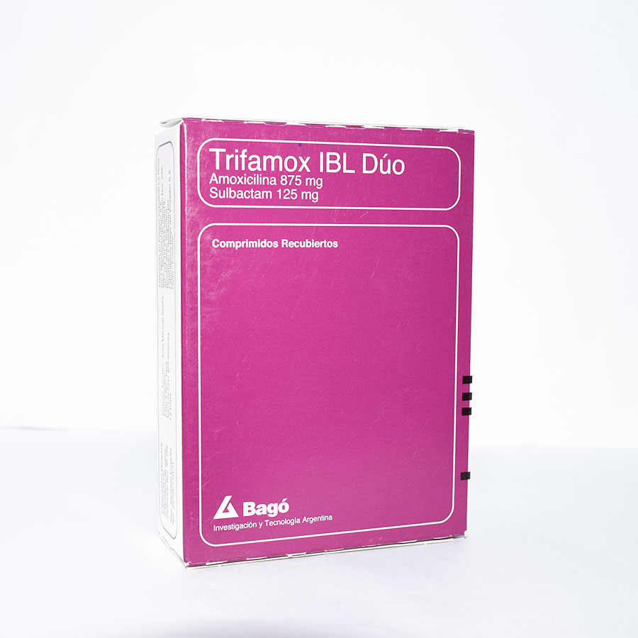 Imagen de  TRIFAMOX 875 mg x 125 mg x 14 Duo Comprimidos