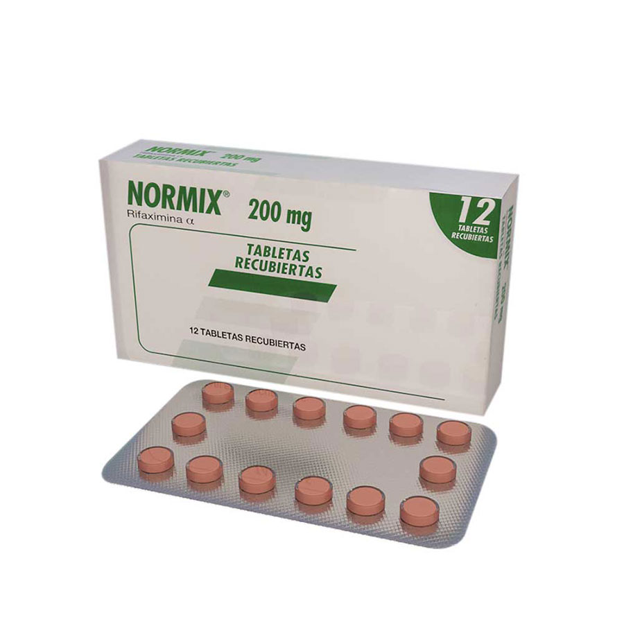Imagen para  NORMIX 200 mg GRUPO FARMA x 12 Tableta                                                                                          de Pharmacys