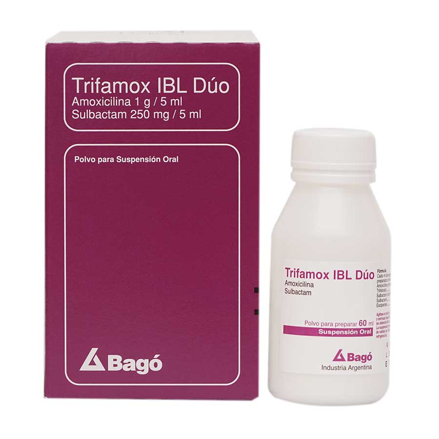 Imagen de Trifamox 1gr/250mg quifatex dist bago suspensión duo