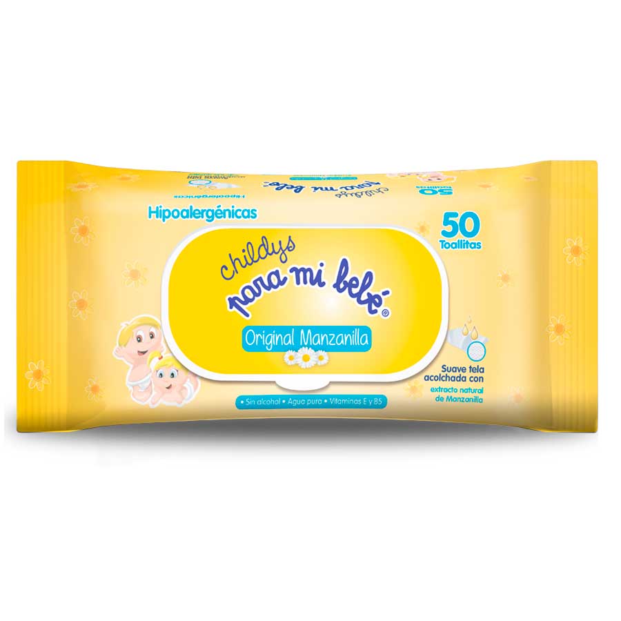 Imagen de Toallita húmeda para mi bebe manzanilla 50 unidades