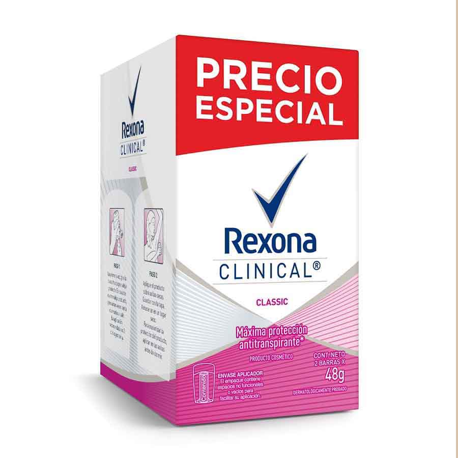 Imagen de Desod rexona barr clin womanx48grx2