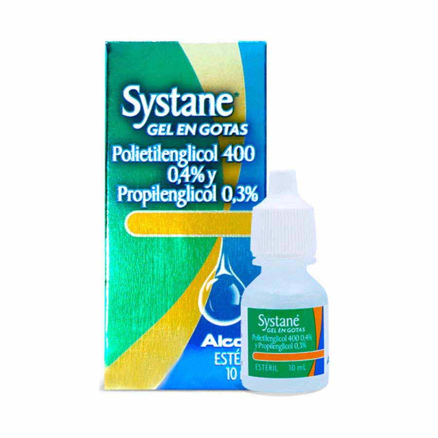 Imagen de  Lubricante Oftálmico SYSTANE 4 mg/ ml x 3 mg/ml Gel 10 ml