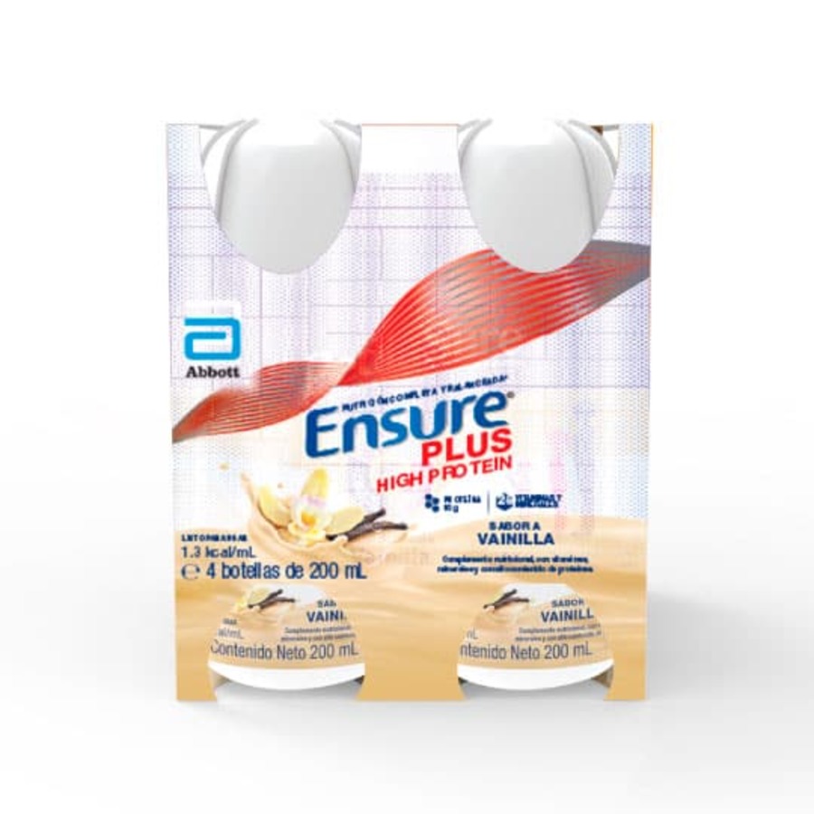Imagen de Ensure plus high protein pack vainilla 4 unidades