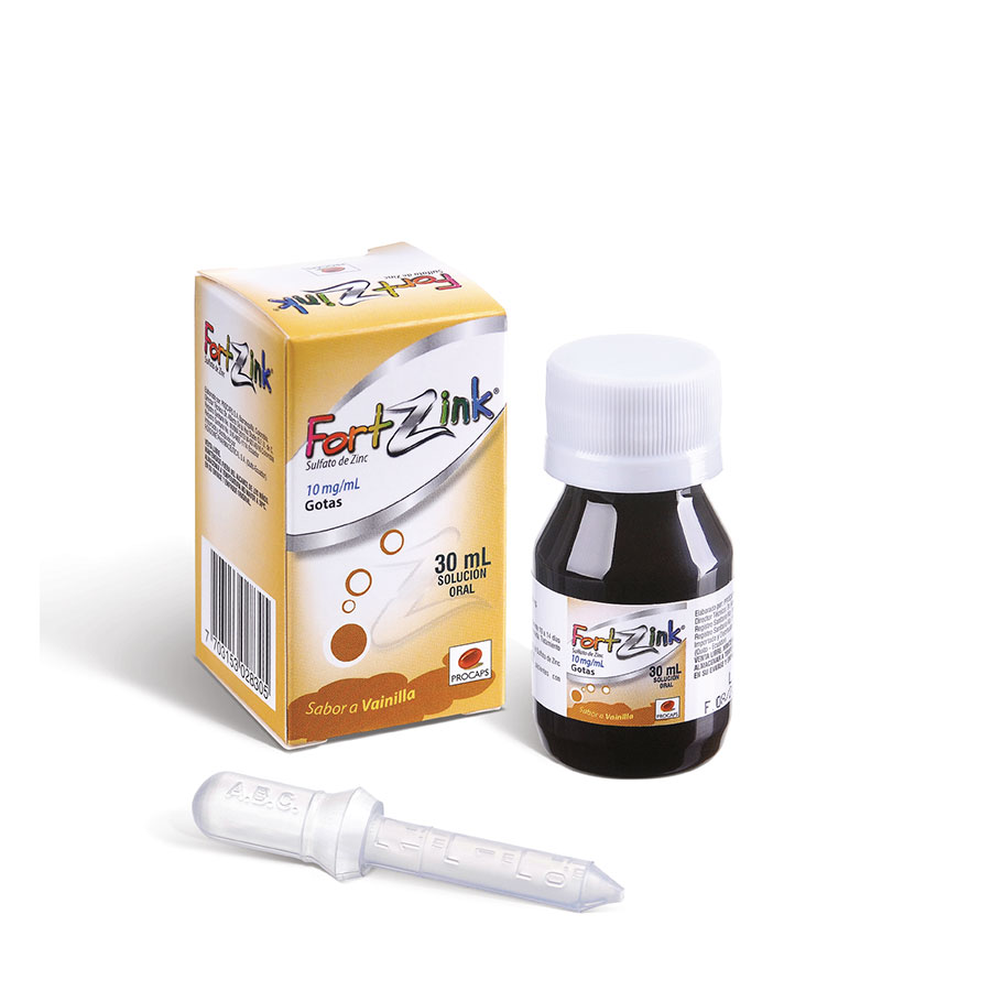 Imagen de Fortzink vainilla 10 mg en gotas 30 ml