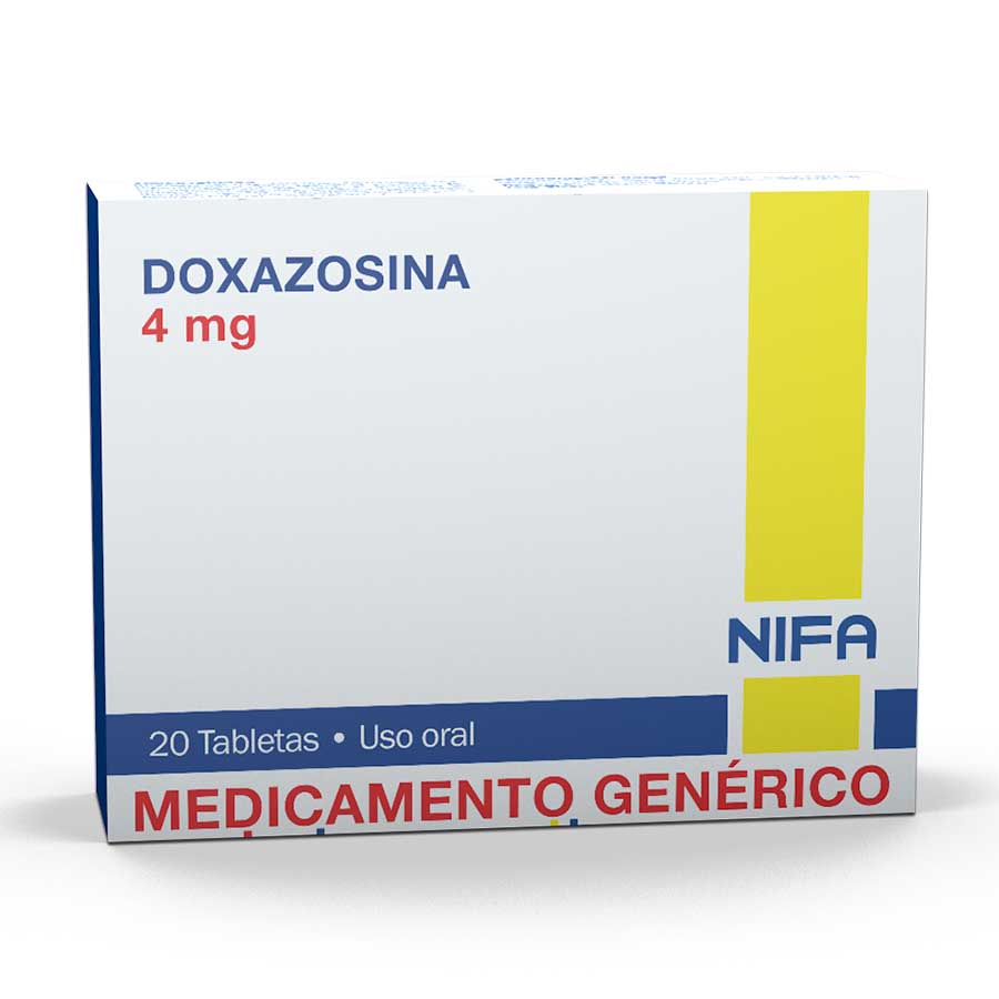 Imagen para Doxazosina 4mg garcos - nifa genericos tableta                                                                                   de Pharmacys