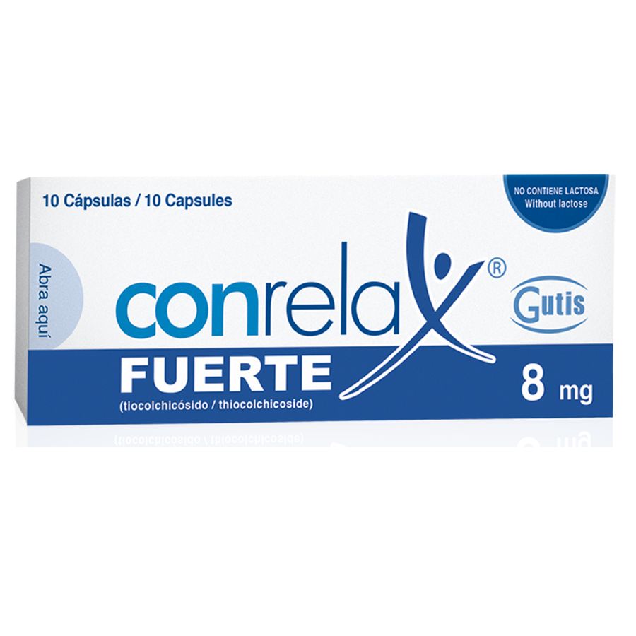 Imagen para  CONRELAX 8 mg GUTIS x 10 Fuerte Cápsulas                                                                                       de Pharmacys