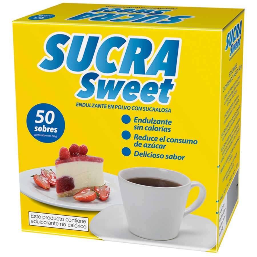 Imagen de Endulzante sucrasweet endulzantes sobres 50 g