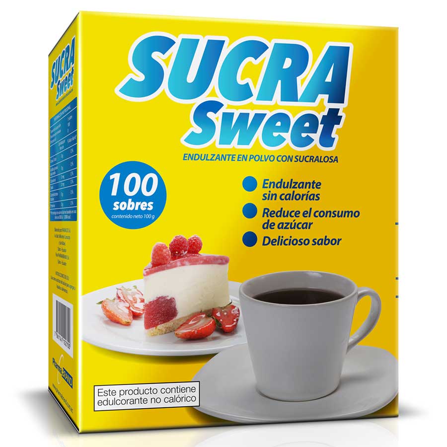 Imagen de Endulzante sucrasweet sucra sweet sobres 100 g