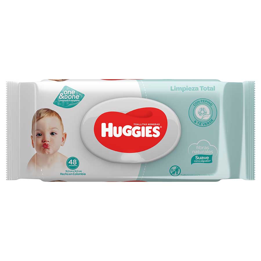 Imagen de Pañitos húmedos huggies one and done 48 unidades