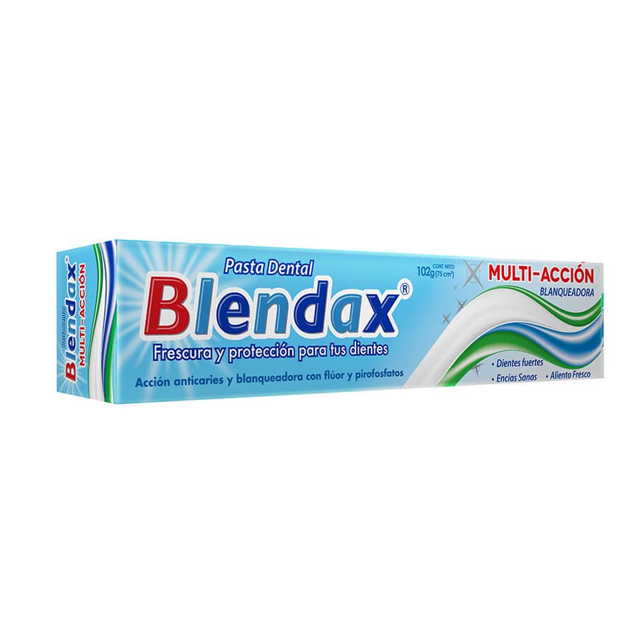 Imagen de  Crema Dental BLENDAX Multi Acción Blanqueadora Menta 102 g