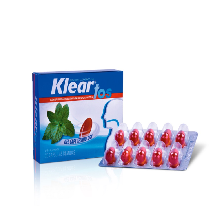 Imagen de Klear menta 8mg capsula blanda x 20