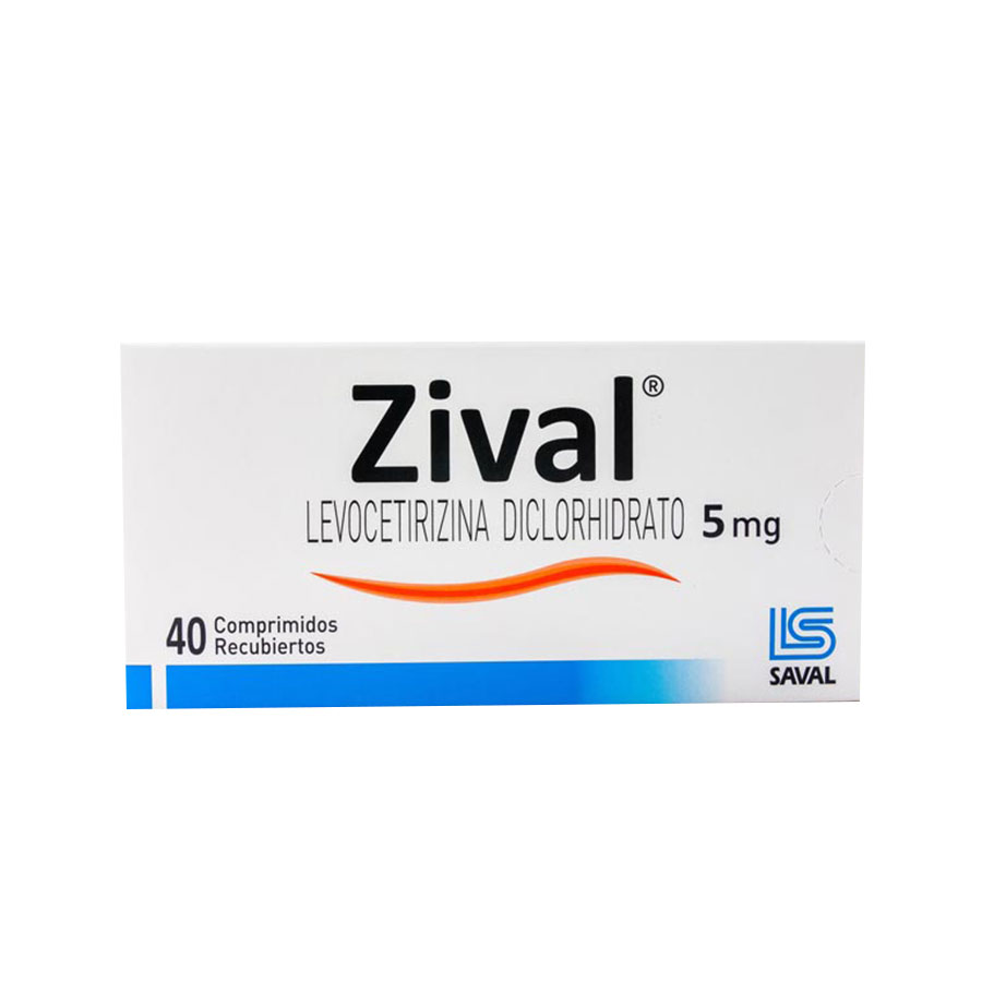 Imagen para  ZIVAL 5 mg ECUAQUIMICA x 40 Comprimidos                                                                                         de Pharmacys