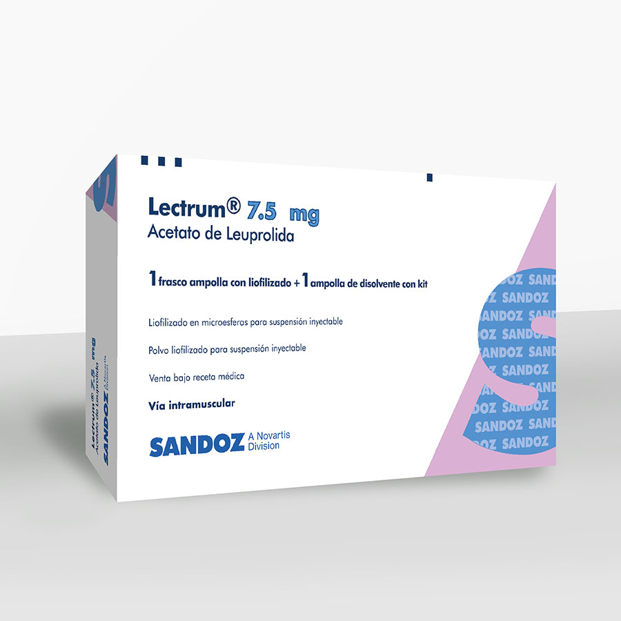 Imagen de  LECTRUM 7.5 mg NOVARTIS en Polvo