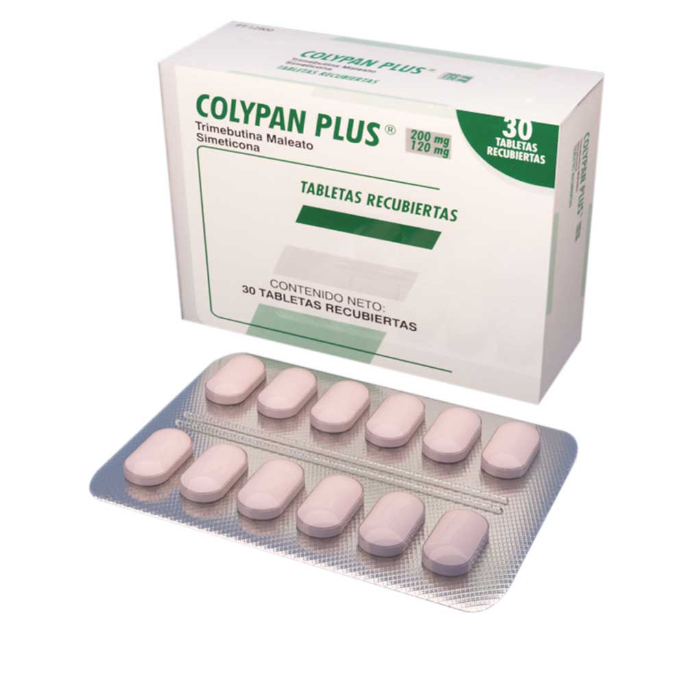 Imagen para  COLYPAN 200 mg x 120 mg GRUPO FARMA x 30 Tableta                                                                                de Pharmacys