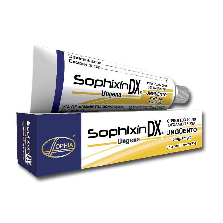 Imagen de  SOPHIXIN 1 mg x 3 mg SOPHIA Ungüento Oftálmico